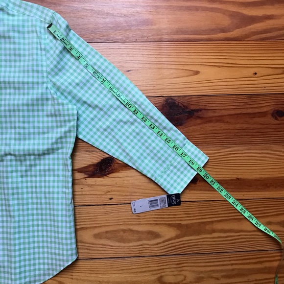 Chaps Classic No Iron Gingham Button Down, NWT, L - Picture 12 of 13